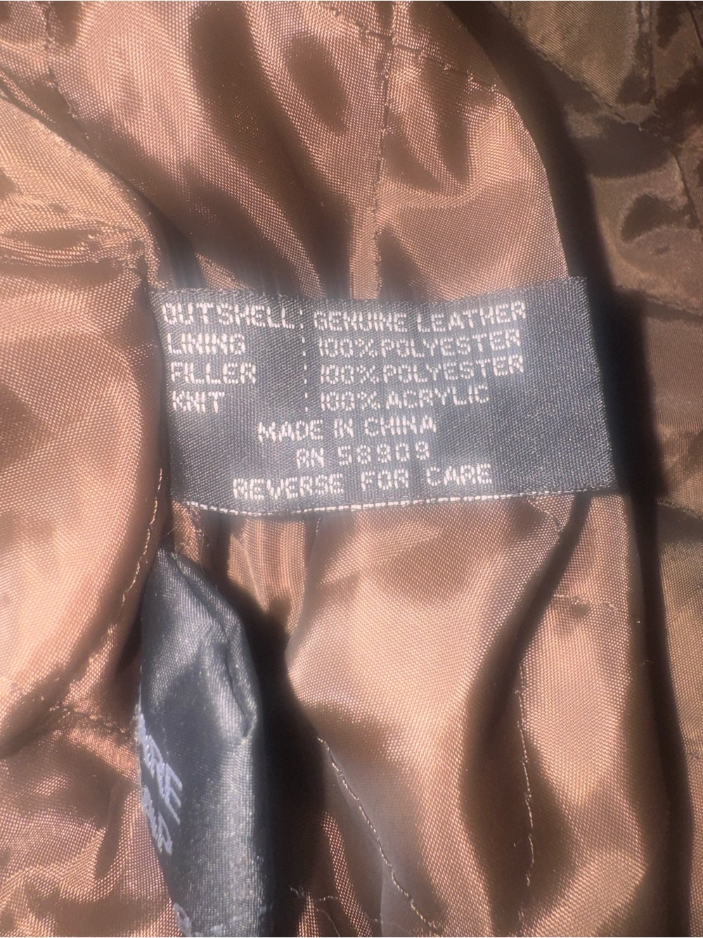 Roundtree & Yorke Men’s Genuine Leather Jacket - Picture 4 of 9